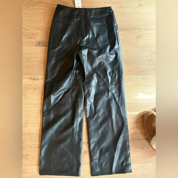 Brand new tags Black Leather Pants - Picture 12 of 16